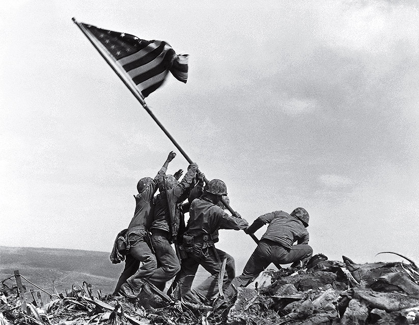 Iwo Jima flag raising